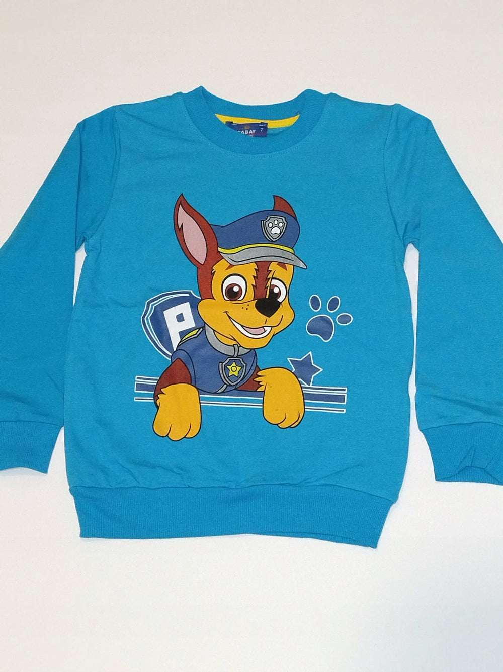Bluza dziecięca Psi Patrol Chase niebieska bawełniana