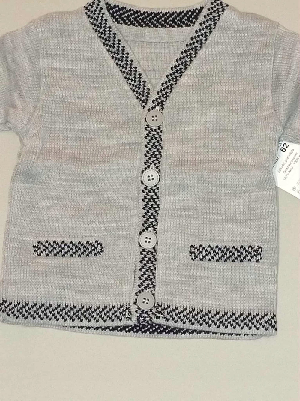 Sweterek dla niemowlaka 62 i 80 elegancki na chrzest i święta.b8
