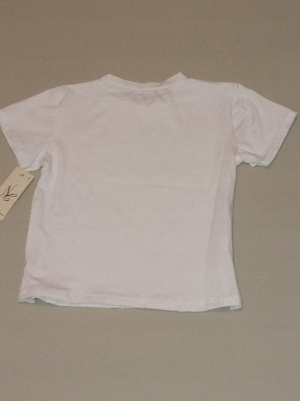 T-shirt dziecięcy biały SIX SEVEN 6 7 bawełna