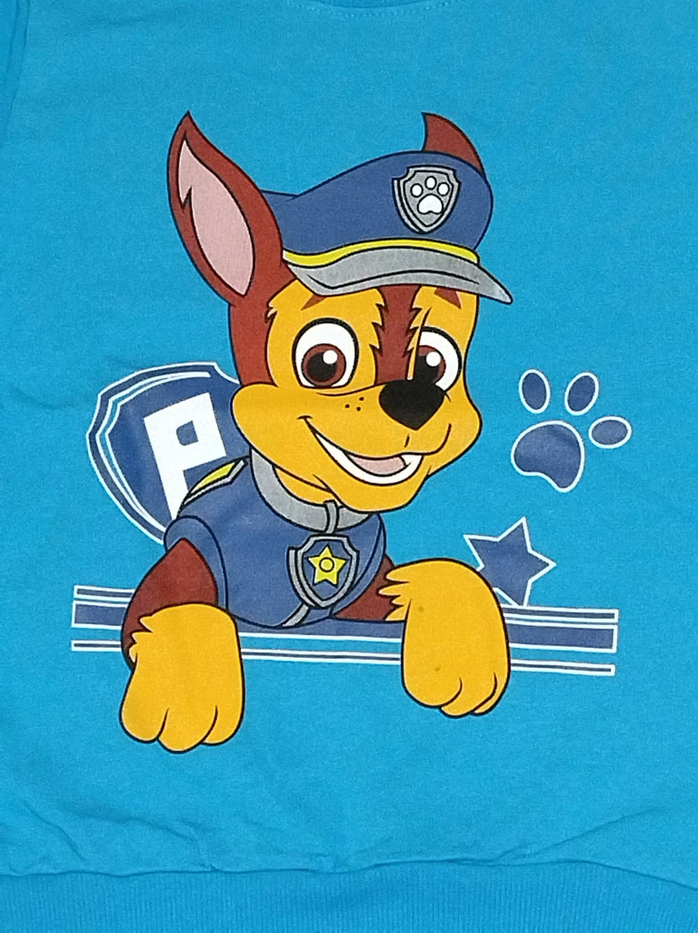 Bluza dziecięca Psi Patrol Chase niebieska bawełniana