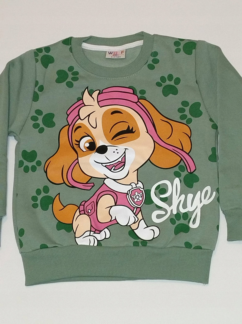 Dres dla dziewczynki komplet Skye zielony bluza spodnie Bambik