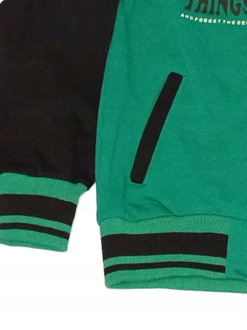 Dres 3w1 dziecięcy/młodzieżowy zielona bomberka + spodnie + t-shirt