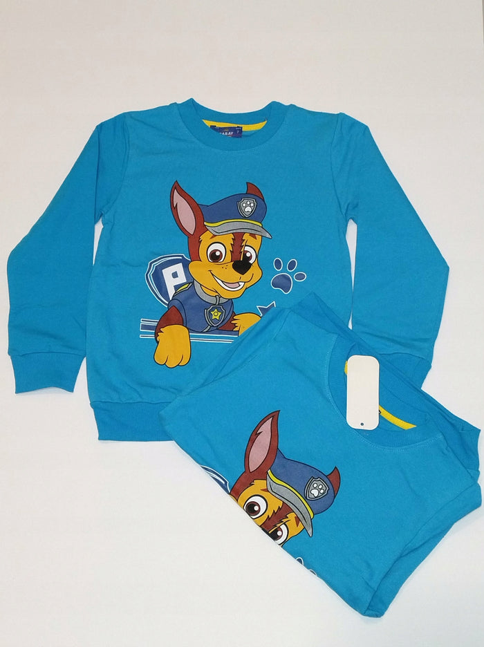 Bluza dziecięca Psi Patrol Chase niebieska bawełniana
